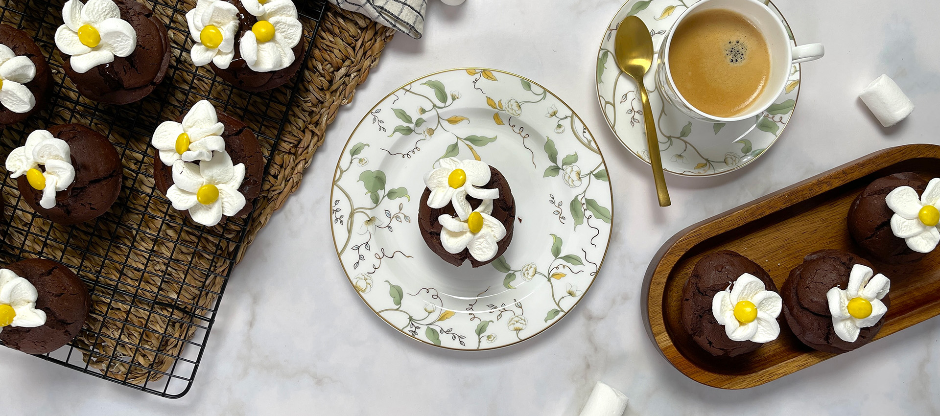 Margeriten-Brownies
