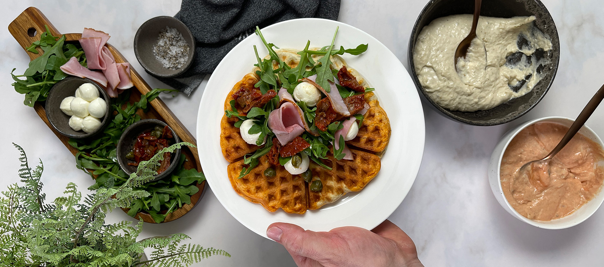 Pizza-Waffeln