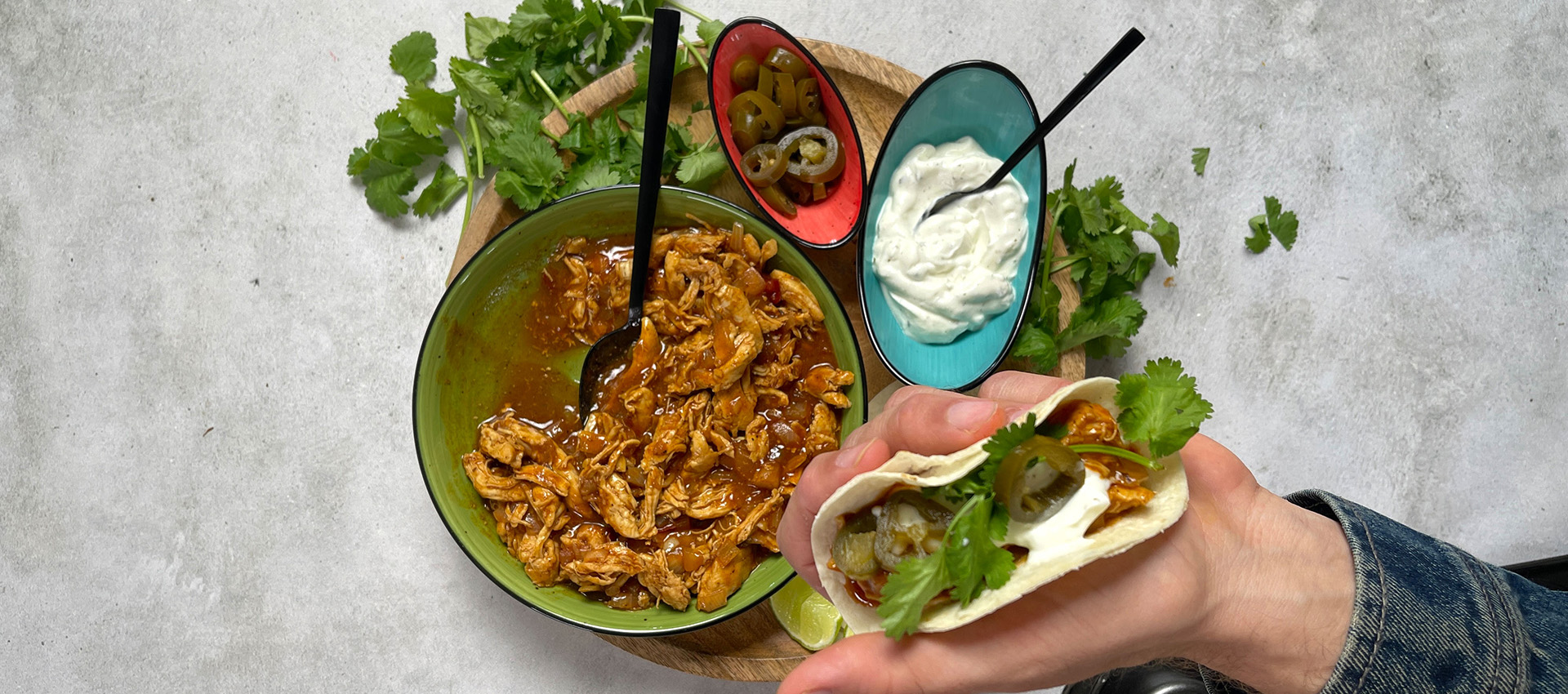 Pulled Chicken Tacos