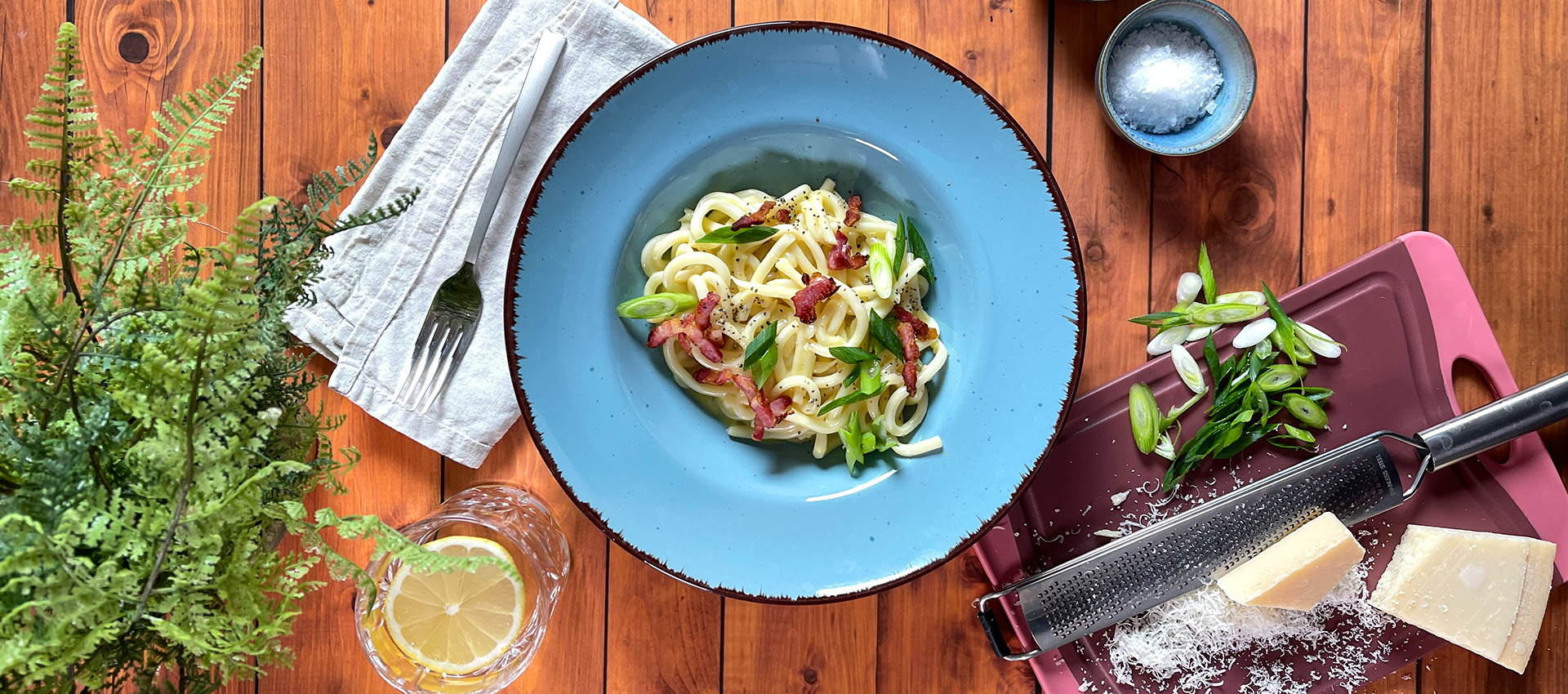 Udon alla Carbonara