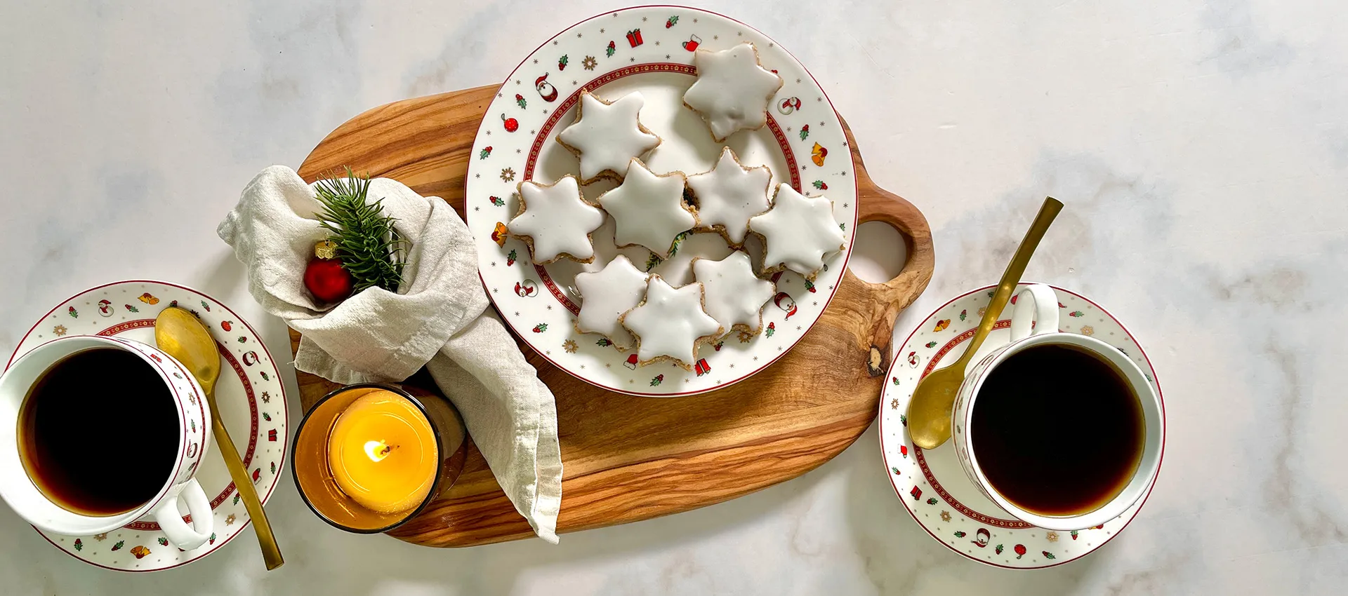 Zimtsterne mit Tofu und Birkenzucker