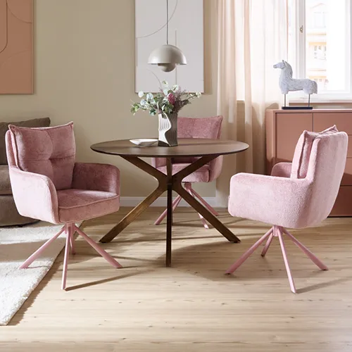 Herbstliche Wohnidee in Rosé & Taupe
