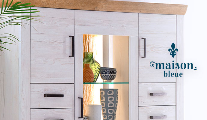 maison bleue, Nahaufnahme Highboard Zara