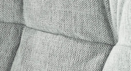 SOHO, Detailansicht grauer Bezugsstoff