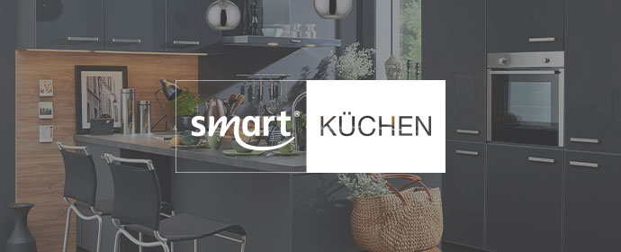 Küchenhersteller smart - Bild von Küche und Markenlogo