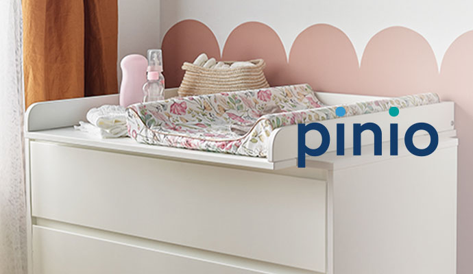 pinio, Wickelkommode in Weiß