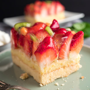 Große Auswahl an Obstkuchen