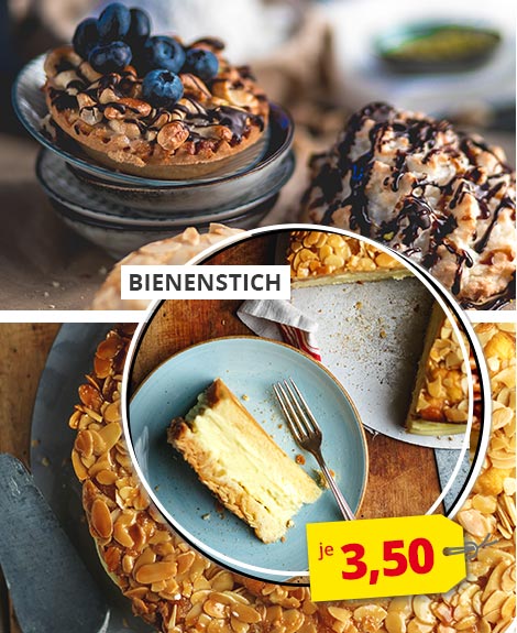 Bienenstich Stück 3,00 €