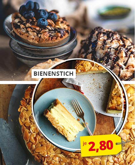 Bienenstich Stück 2,80 €