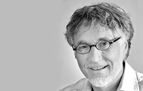 Schwarz-weiß Porträt von Kurt Krieger