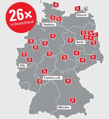 Jetzt Kochmütze in Ihrem Höffner vor Ort finden. 26x in Deutschland. Deutschlandkarte mit Höffner Standorten 