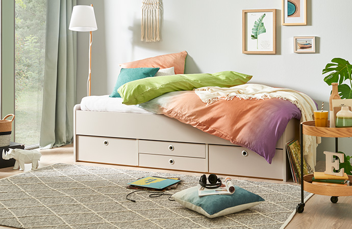 Betten fürs Jugendzimmer mit Stauraum