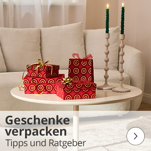 Geschenke weihnachtlich verpacken