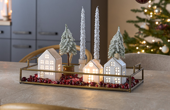 Selbstgebastelte Weihnachtsdeko