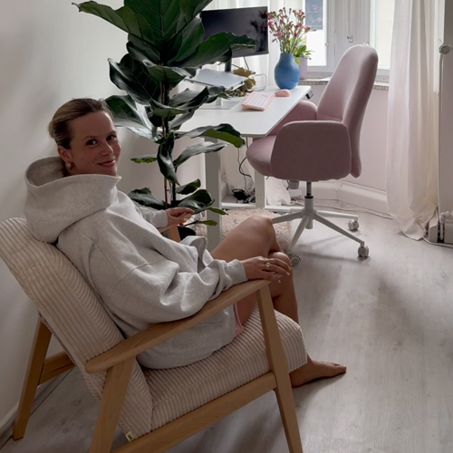 Community Shopping - Cordsessel in Marlas Büro