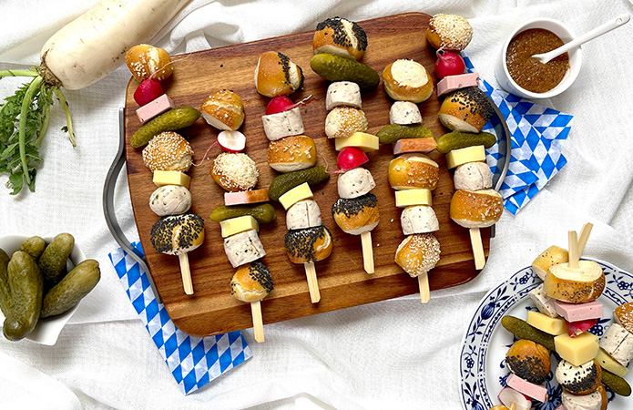 Brotzeit-Spieße