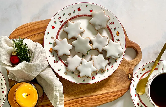 Rezept Zimtsterne mit Tofu und Birkenzucker