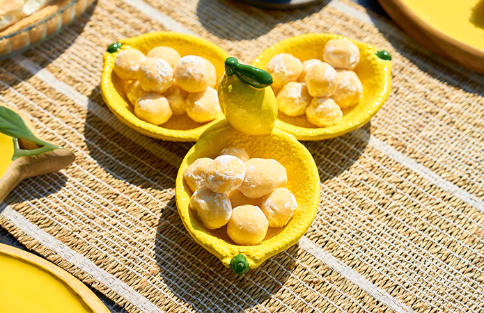 Weiße Schokoladen-Zitronen-Trüffel