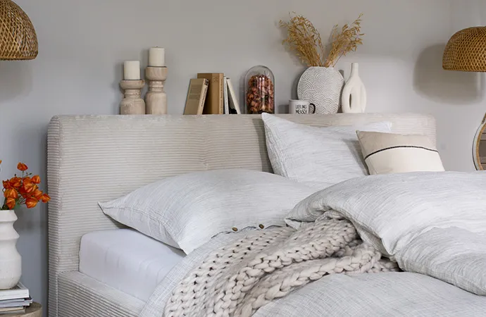Zur Wohnidee Musselin Bettwäsche im Skandi-Stil