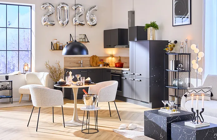 Zur Wohnidee Silvester zu zweit