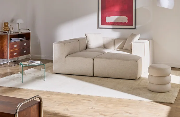 Zur Wohnidee Sofamodule flexibel kombinieren