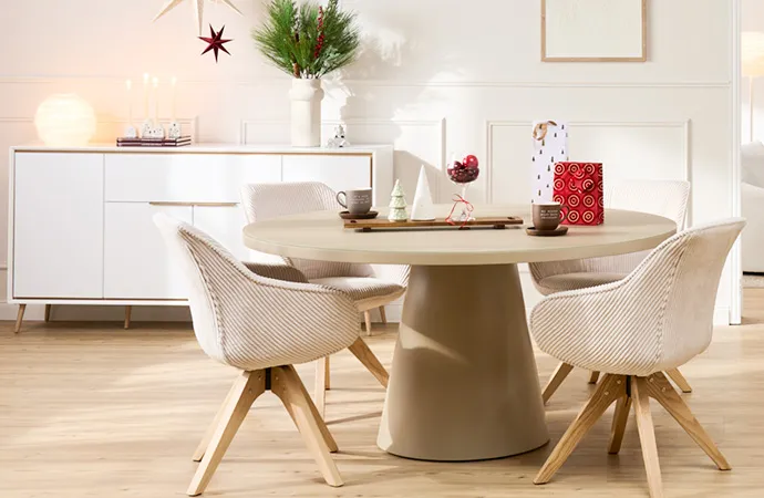 Zur Wohnidee Weihnachten im Skandi-Stil