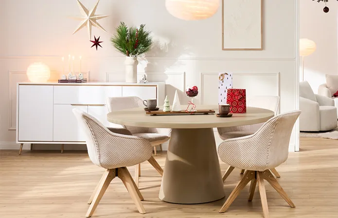 Zur Wohnidee Weihnachten im Skandi-Stil