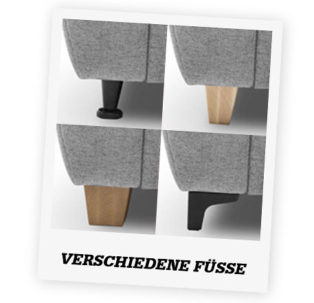 Verschiedene Füße