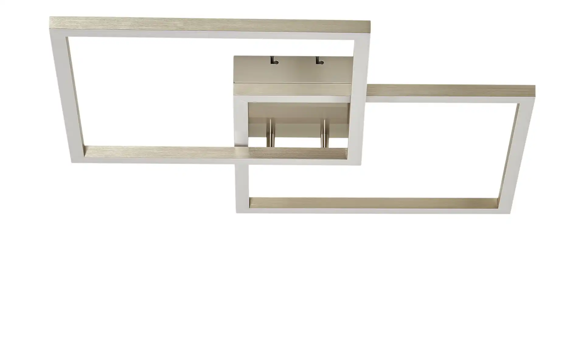 Paul Neuhaus Smart Home-Deckenleuchte, 2-flammig, Nickel matt