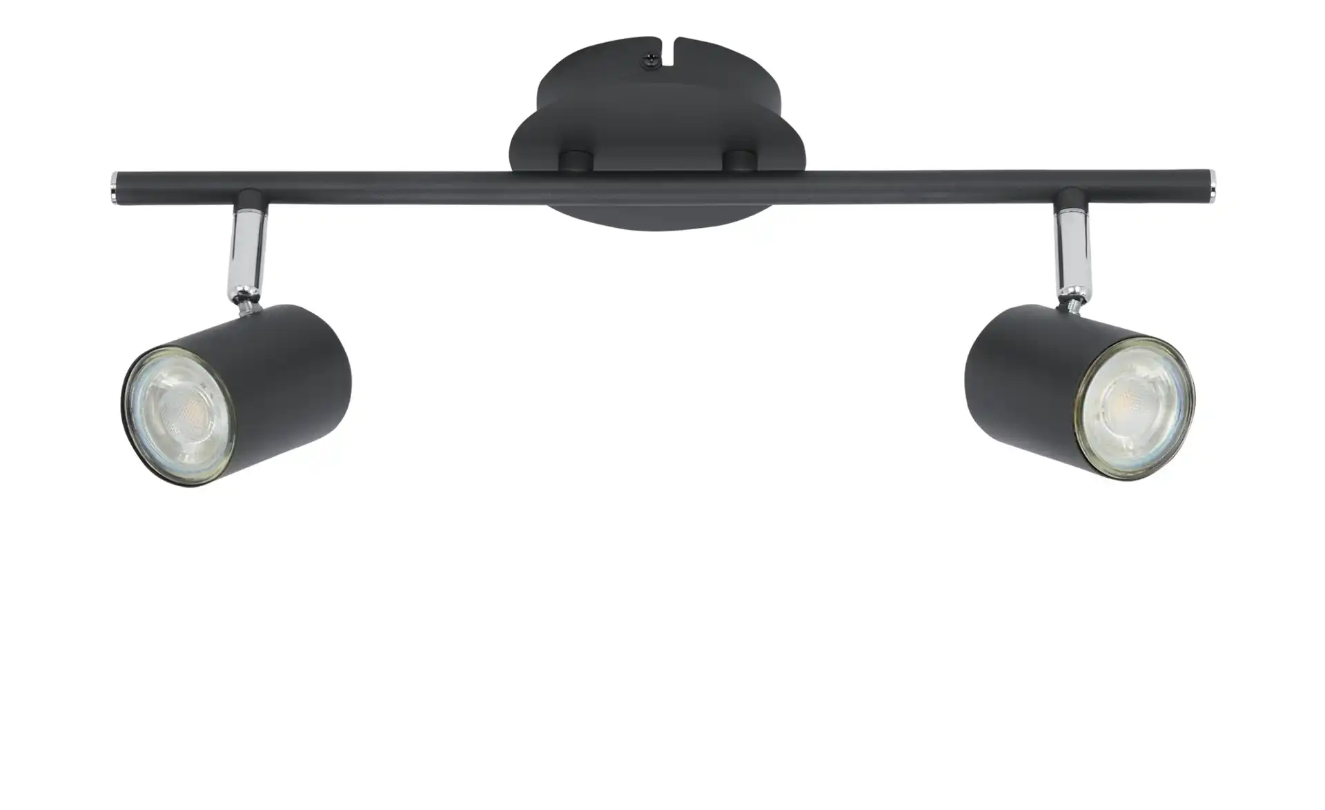 Paul Neuhaus Deckenstrahler, 2-flammig, schwarz