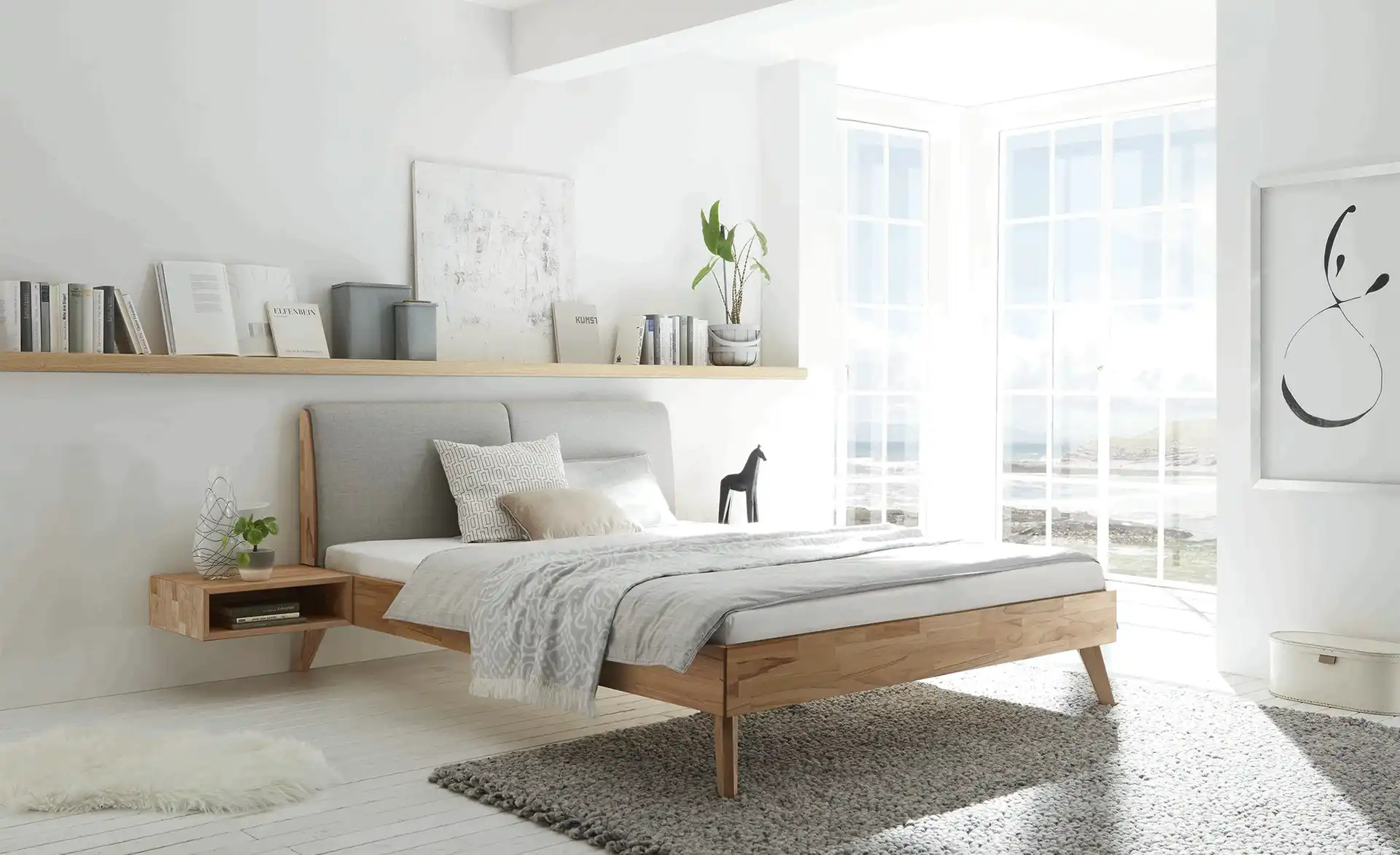 Bettgestell CHARLTON 140x200 cm  -Einrichtungsbeispiel 