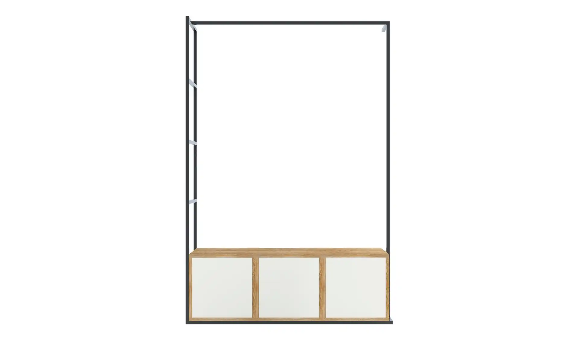 Kompaktgarderobe CUBE Weiß - Einrichtungsbeispiel