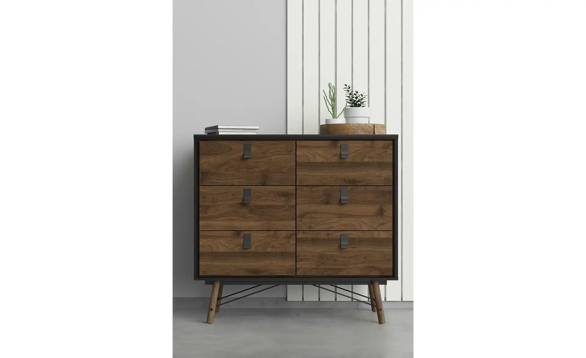 Kommode RYE Walnuss 102 cm - Einrichtungsbeispiel