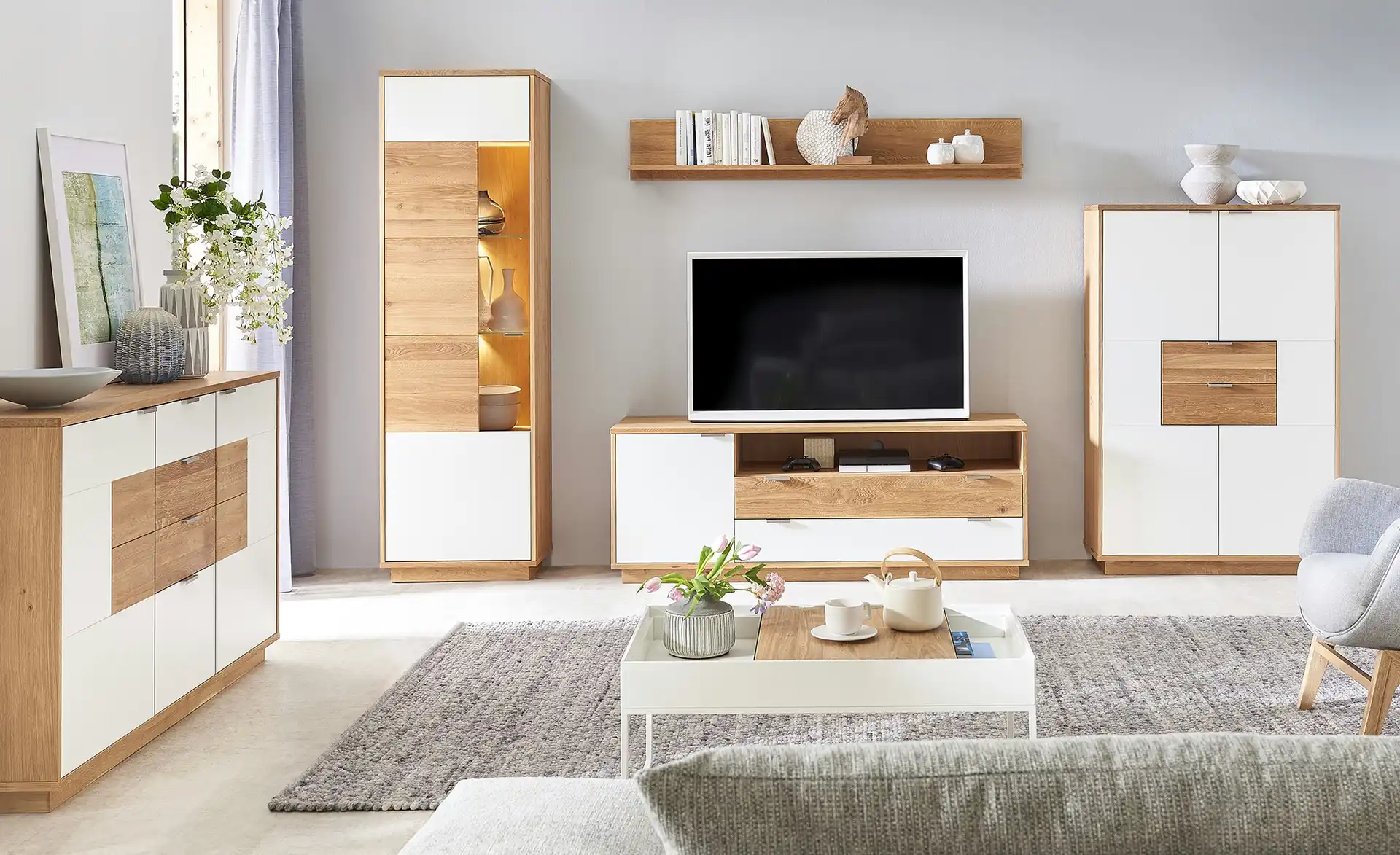 Highboard DIJON II - Einrichtungsbeispiel
