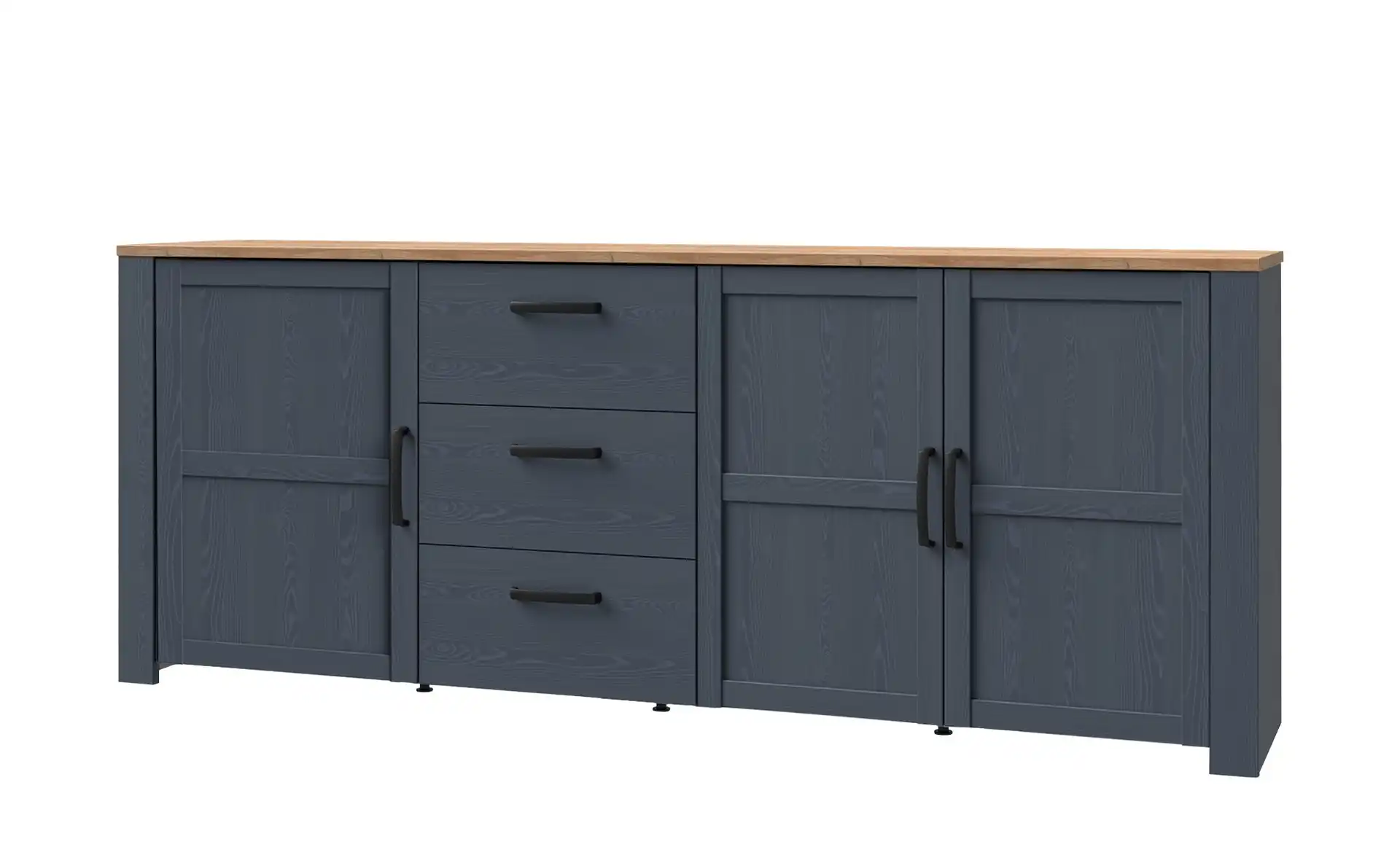 Sideboard TONEO Eiche Navy Blau 220 cm - Einrichtungsbeispiel