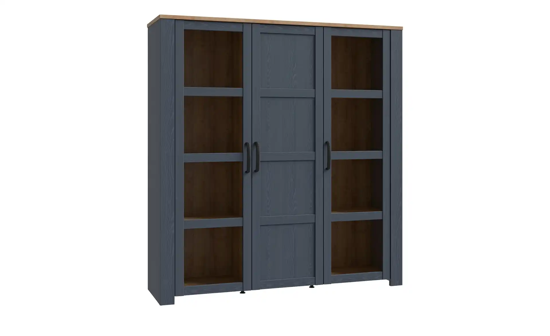 Highboard TONEO Eiche Navy Blau - Einrichtungsbeispiel