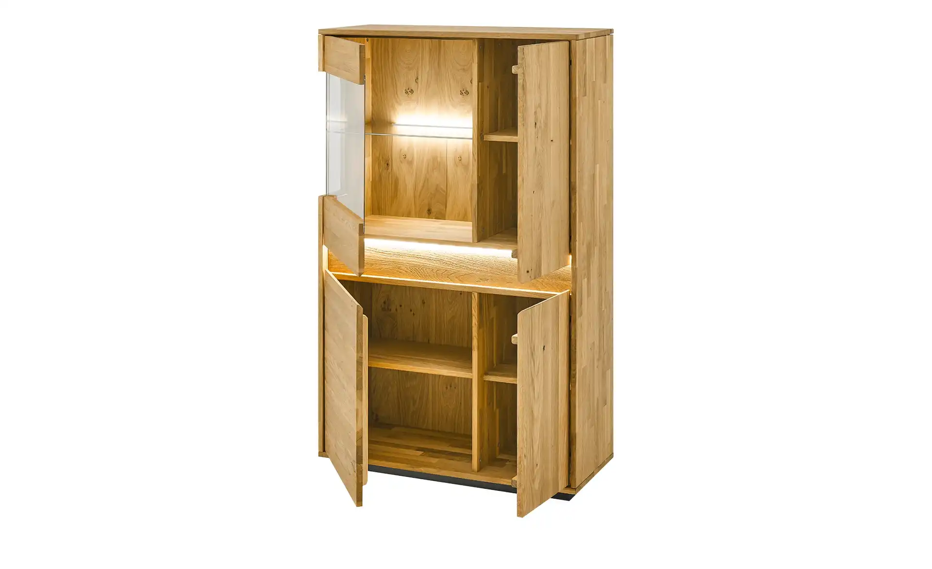 Vitrine TEXAS Wildeiche Natur - toller Stauraum