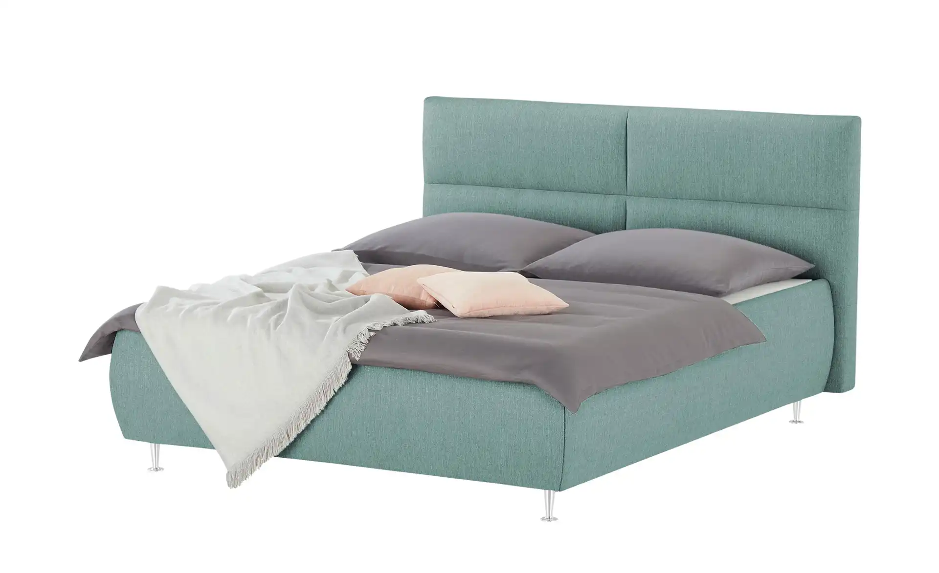 Polsterbettgestell FARA 140x200 cm Petrol von MEINBETT