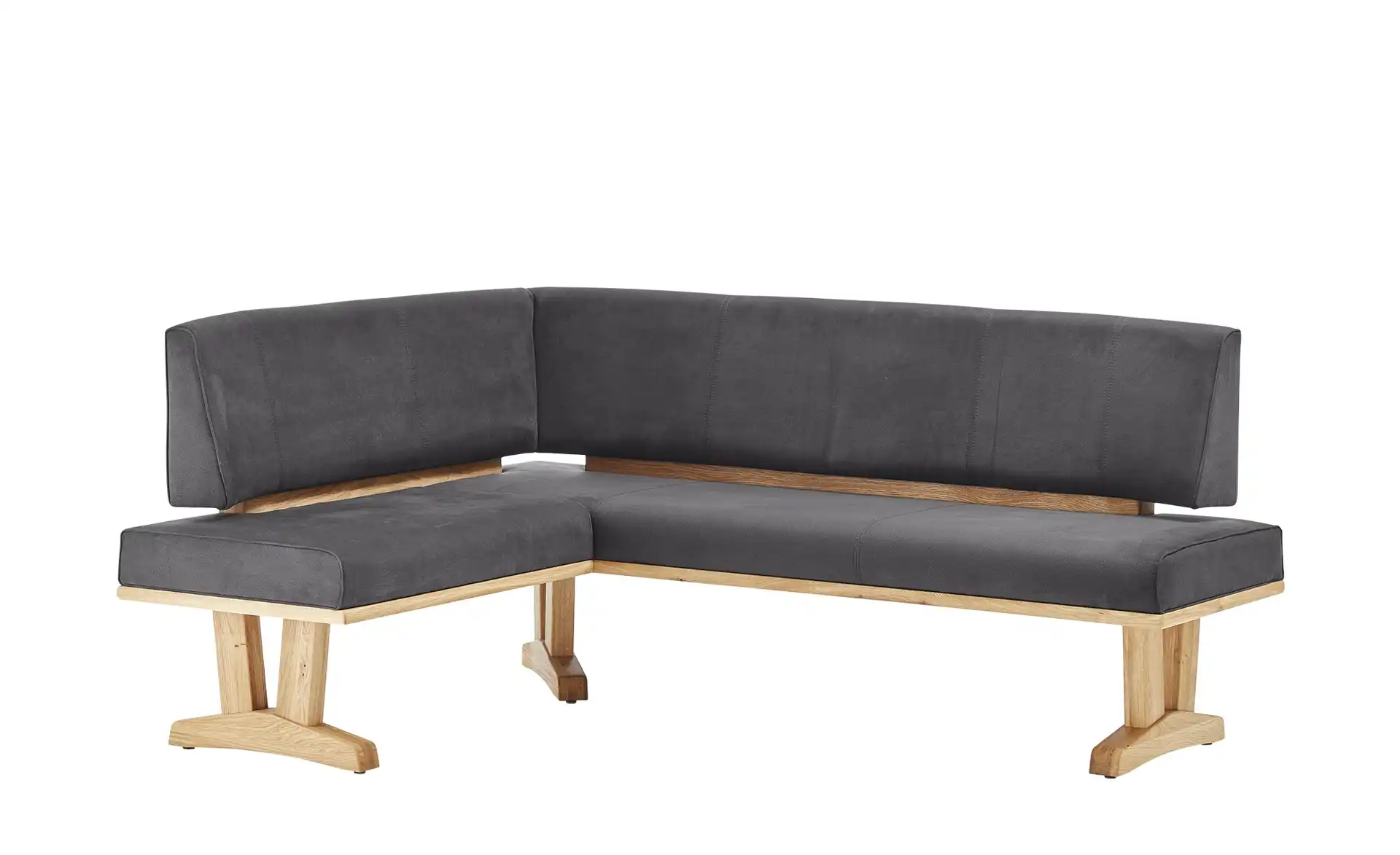 Eckbank -massiv- MILA Graphit von WOODFORD