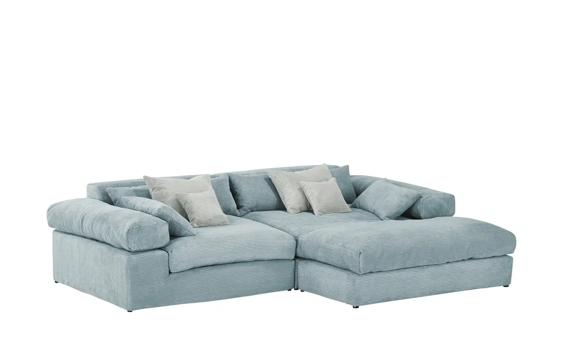 SMART Ecksofa in trendigem Cordstoff LIANEA - trendiges Design