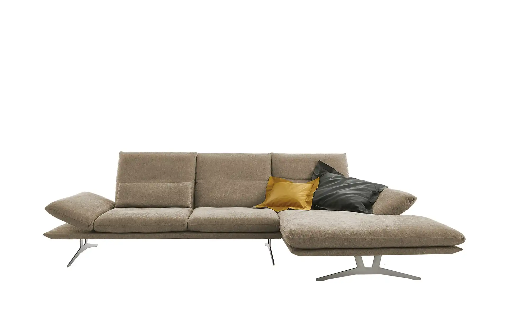KOINOR Ecksofa aus Flachgewebe Francis