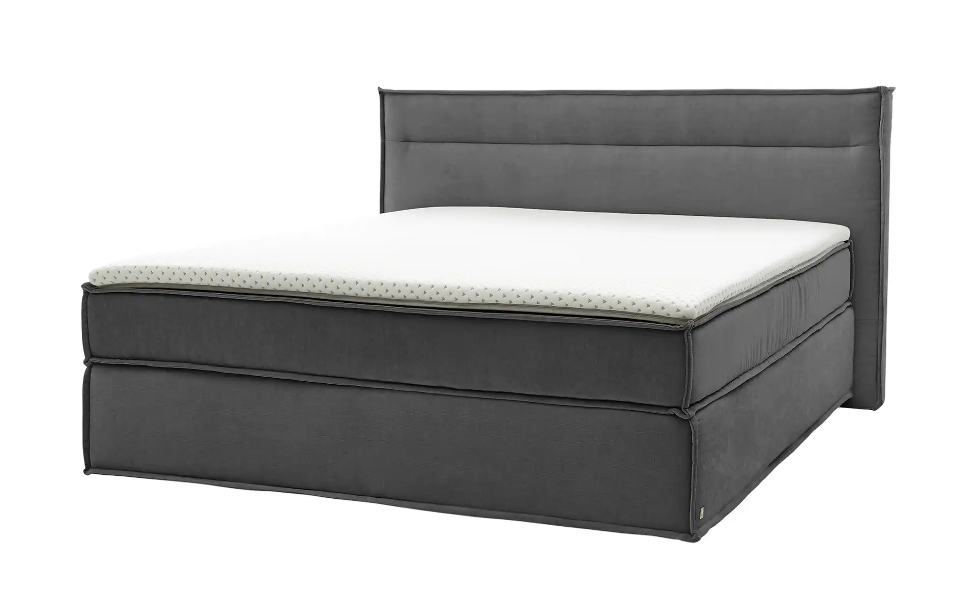 Boxspringbett JUSTB! 200x200 cm Dunkelgrau von MUSTERRING