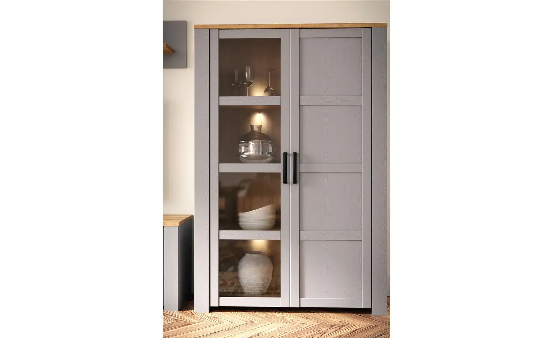 Highboard TONEO Eiche Grau 106 cm