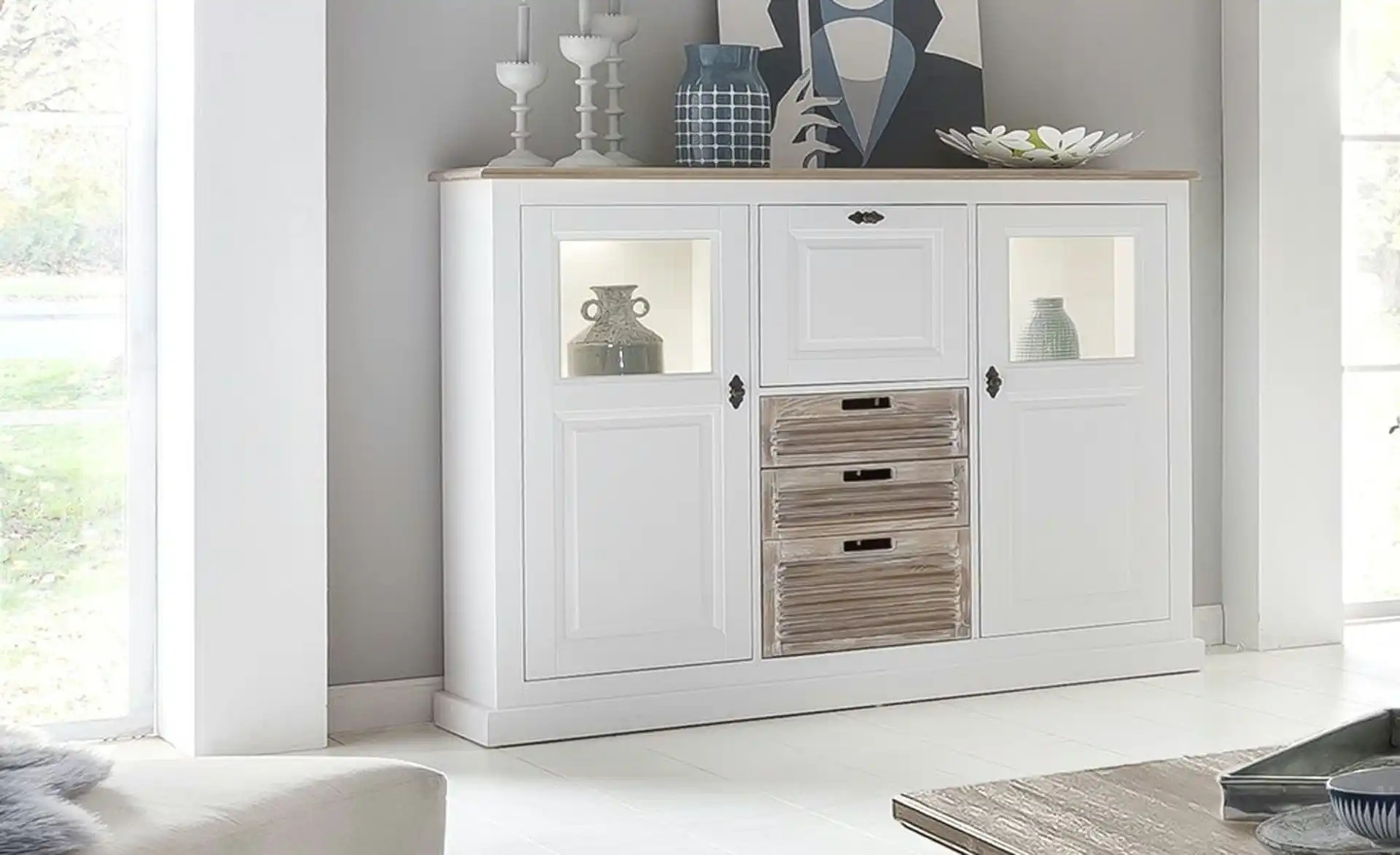 Highboard CORTINA - Einrichtungsbeispiel