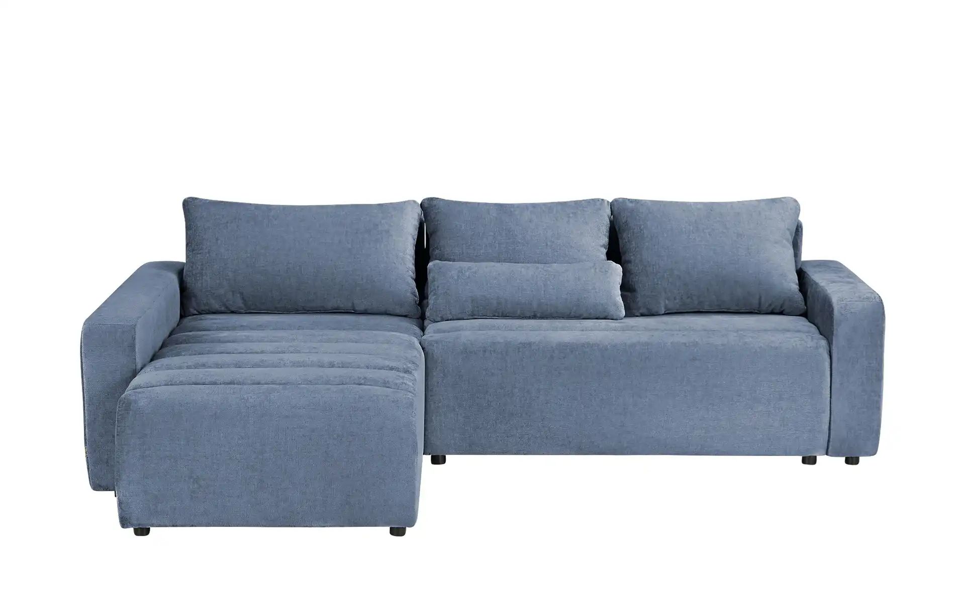 Ecksofa FANIA Chenille Blau von SMART