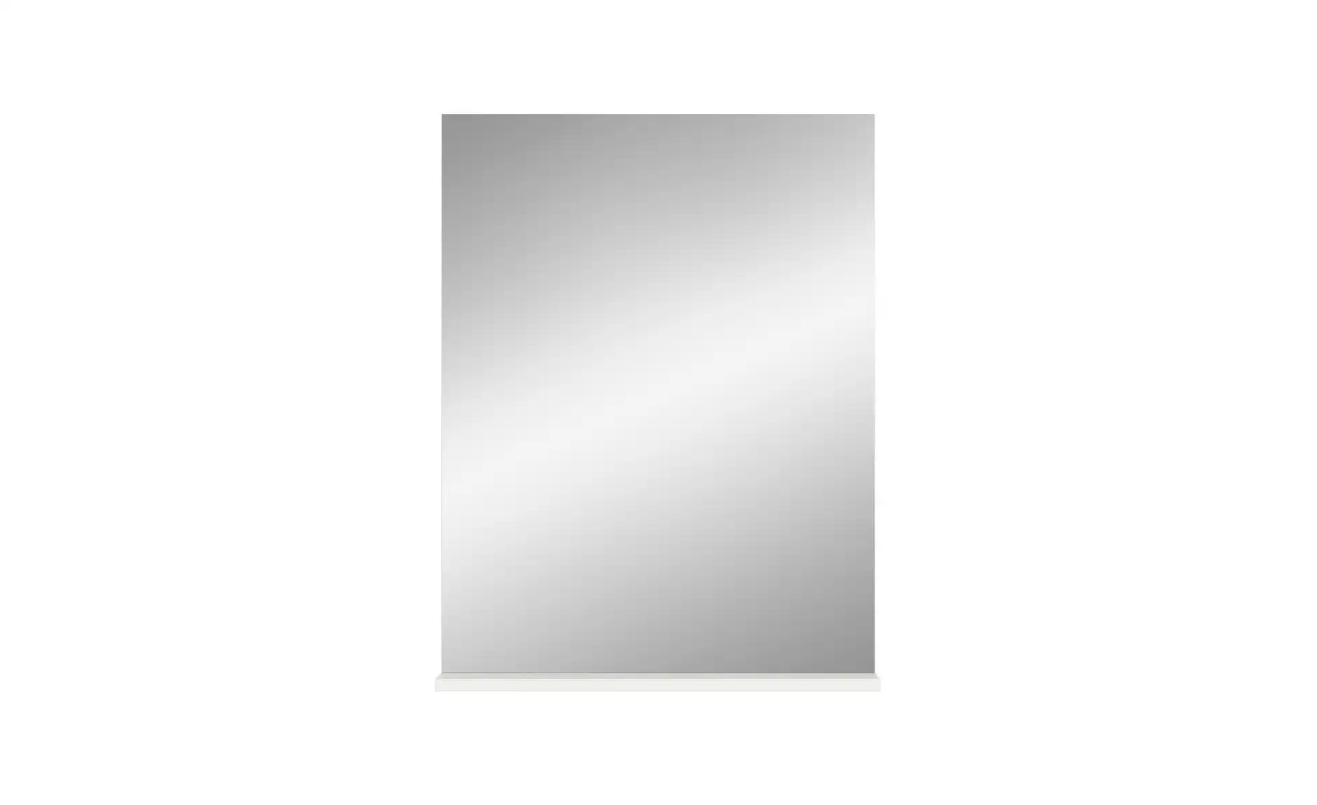 Badspiegel SCHLOONSEE, Breite 60cm, 1 Ablageboden, hochwertiges Spiegelglas, in verschiedenen Farben erhältlich, Badmöbel, Spiegel, Badezimmer Schloonsee