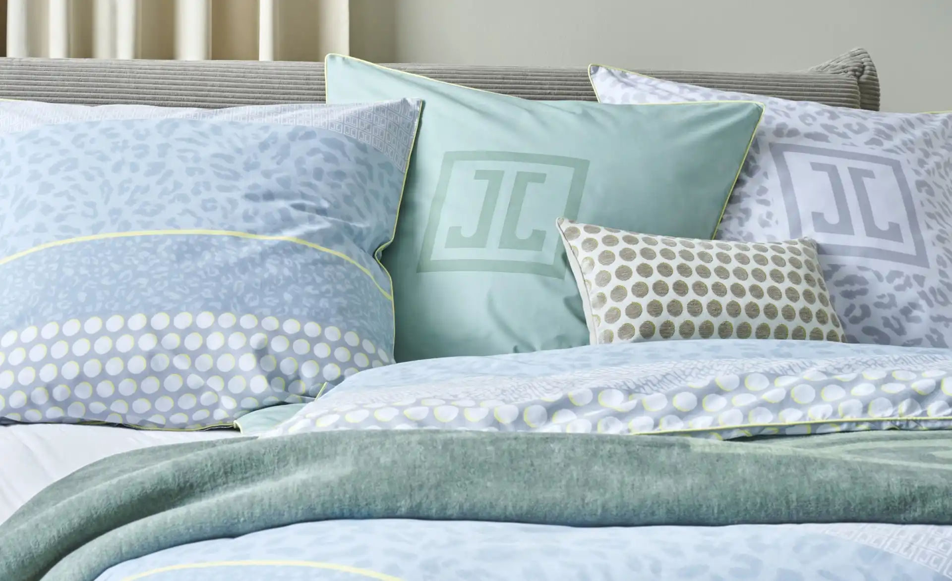 Jette Home Bettwäsche in Grau/Blau 135x200