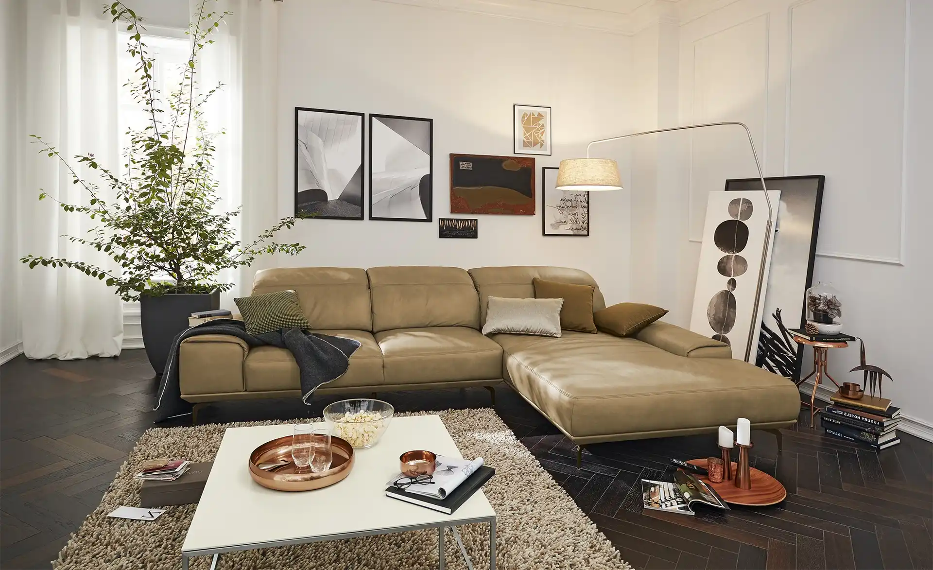 MUSTERRING Ecksofa MR 2490 Fango - Musterring MUSTERRING Ecksofa MR 2490 Fango - Einrichtungsbeispiel