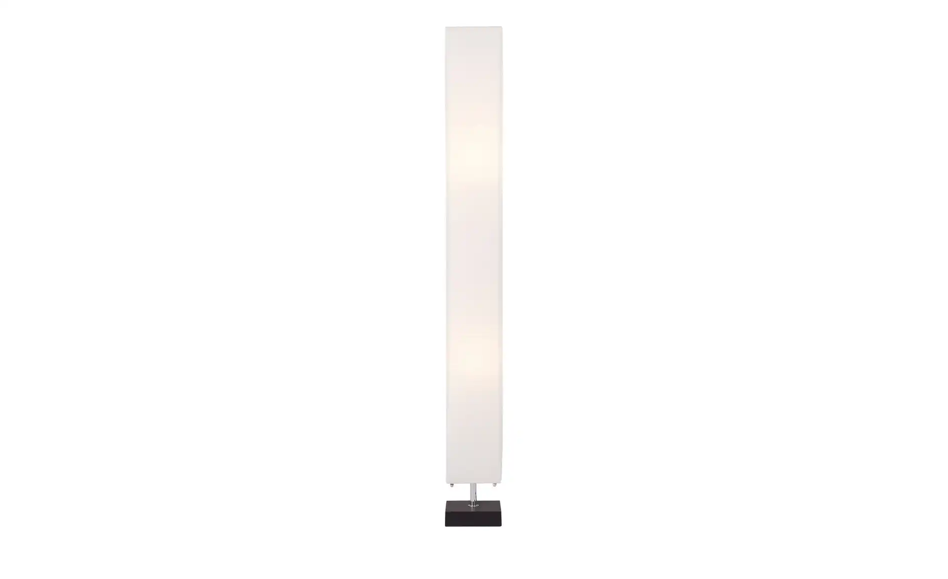 KHG Stehlampe mit weißem Papierschirm, Holzfuß