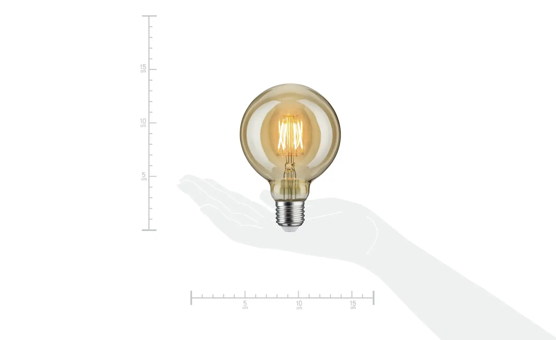 Vintage Edison LED Glühbirne 60 W – Große „Eichhörnchenkäfig“-Form, 125 Mm, Dimmbar, B22 Sockel